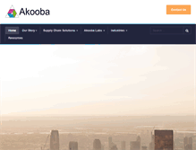 Tablet Screenshot of akooba.com